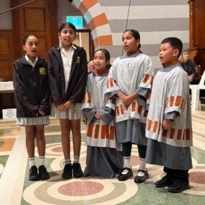Students from St Francis Xavier Primary School